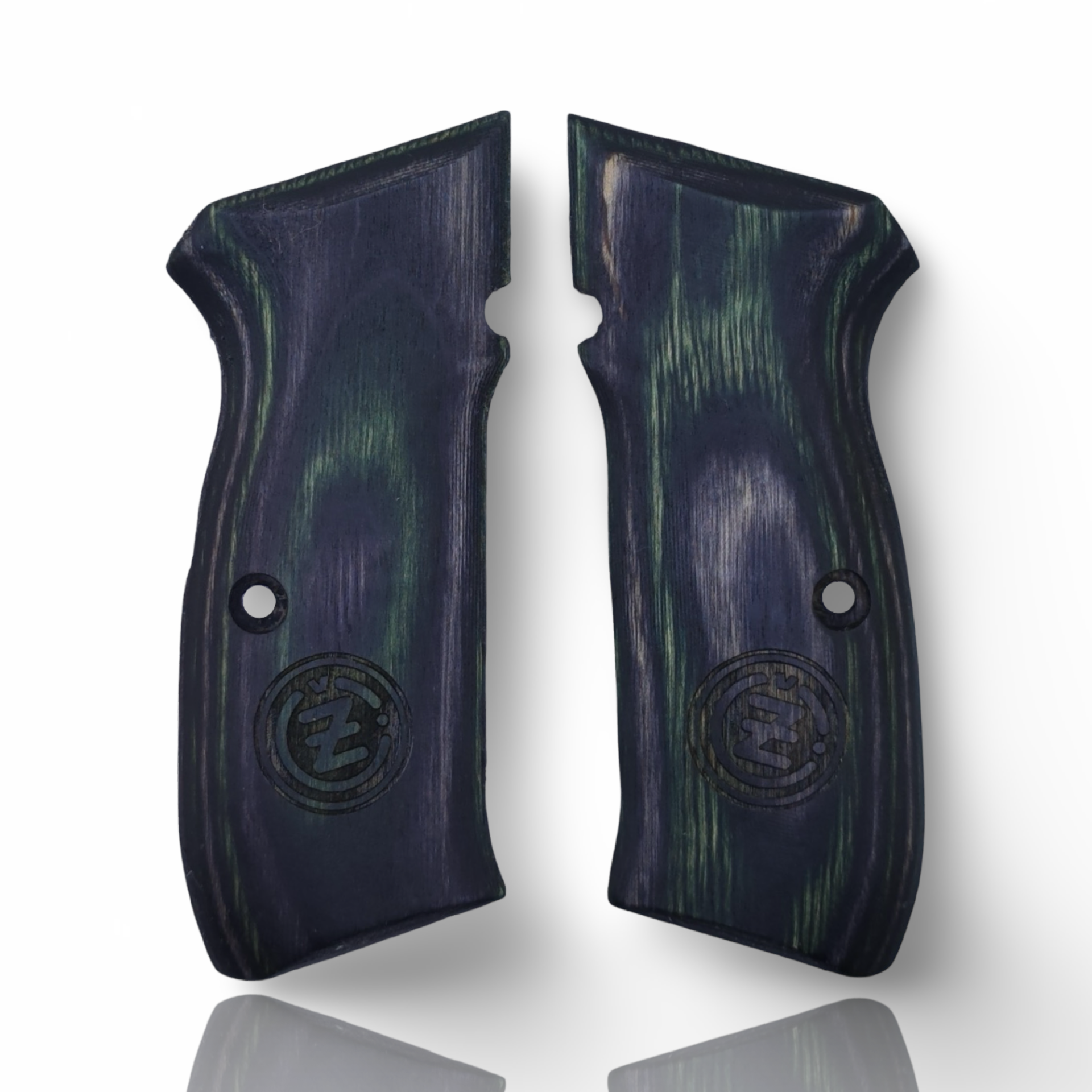 Zib Grips Silah Kabzası - CZ 75, Canik 55, S120, L120 ile Uyumlu - Sadece vernik uygulanmış - Lamine Malzemesinden Yapılma - LMCZ75SV075