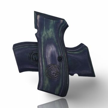 Zib Grips Silah Kabzası - CZ 75, Canik 55, S120, L120 ile Uyumlu - Sadece vernik uygulanmış - Lamine Malzemesinden Yapılma - LMCZ75SV075