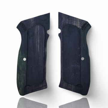 Zib Grips Silah Kabzası - CZ 75, Canik 55, S120, L120 ile Uyumlu - Sadece vernik uygulanmış - Lamine Malzemesinden Yapılma - LMCZ75SV075