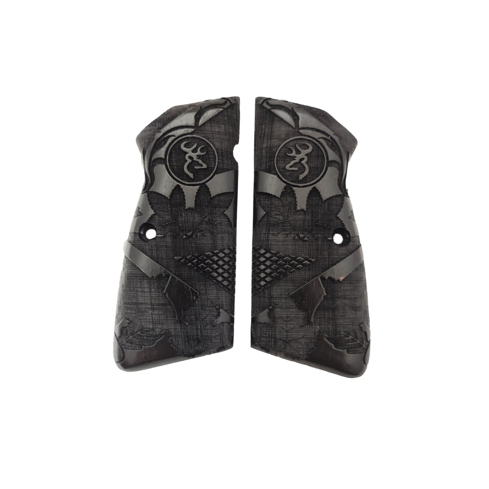 Zib Grips Silah Kabzası - Zig 14, Browning HP, High Power 14, Spor Kasa ile Uyumlu - Siyah Renk - BRWHPSSY010