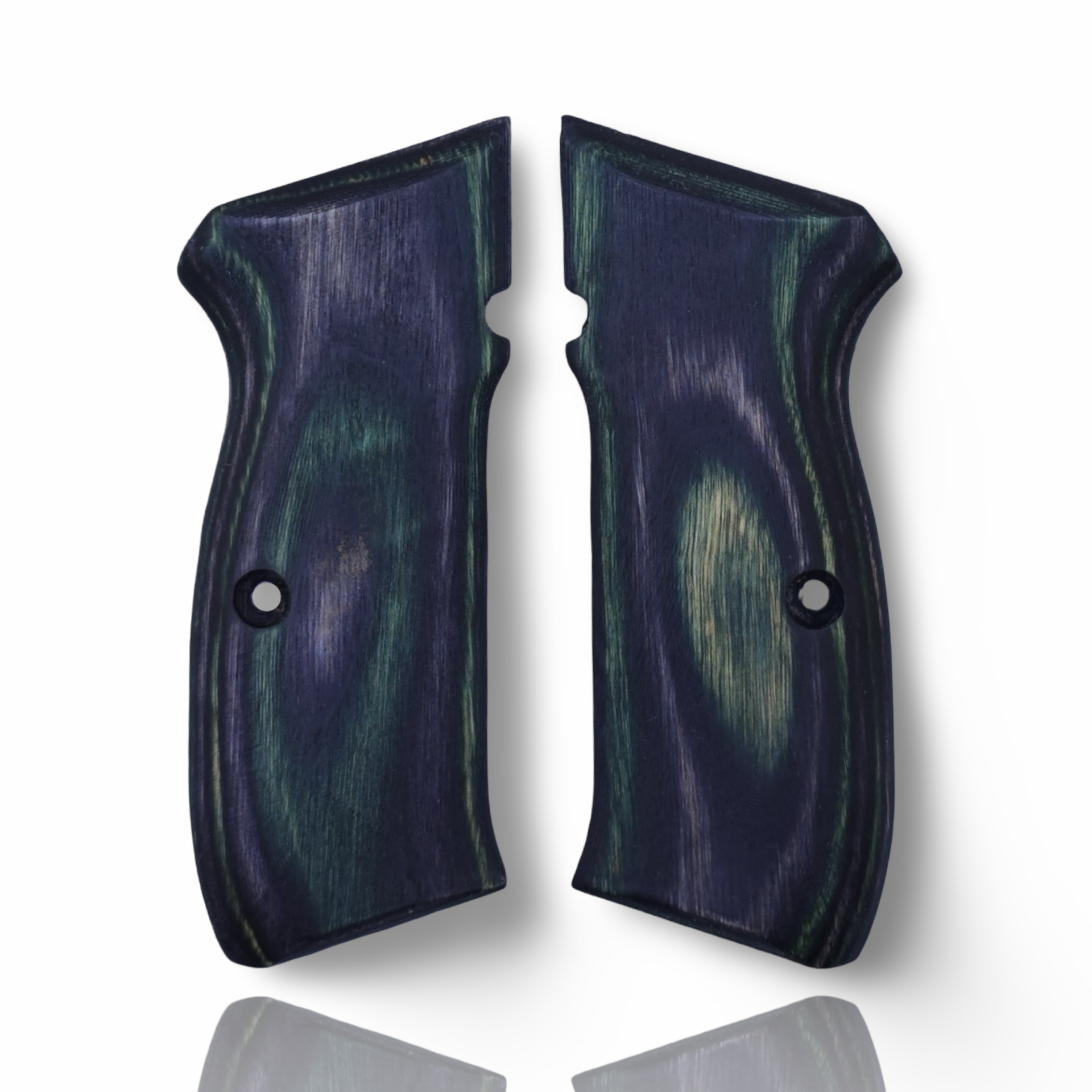 Zib Grips Silah Kabzası - CZ 75, Canik 55, S120, L120 ile Uyumlu - Sadece vernik uygulanmış - Lamine Malzemesinden Yapılma - LMCZ75SV073