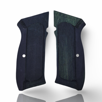 Zib Grips Silah Kabzası - CZ 75, Canik 55, S120, L120 ile Uyumlu - Sadece vernik uygulanmış - Lamine Malzemesinden Yapılma - LMCZ75SV073