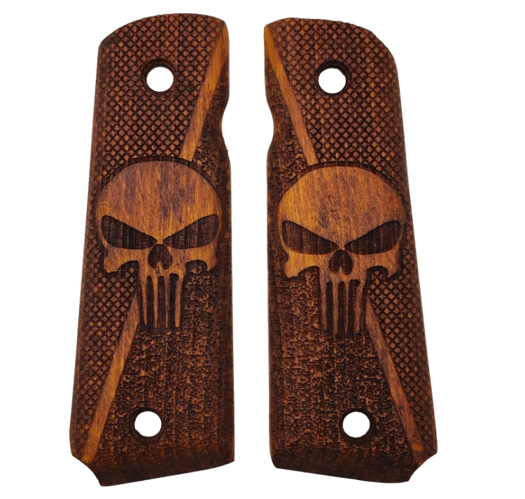 Zib Grips Silah Kabzası - Colt 1911, Girsan MC 1911 ile Uyumlu - Tütün Renk - CLT1911TN022