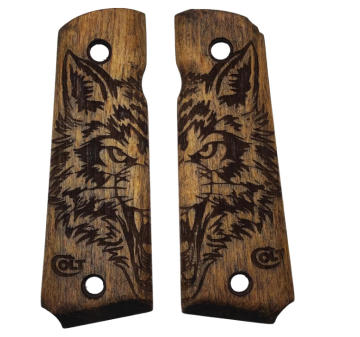 Zib Grips Silah Kabzası - Colt 1911, Girsan MC 1911 ile Uyumlu - Açık Kahverengi Renk - CLT1911UC050