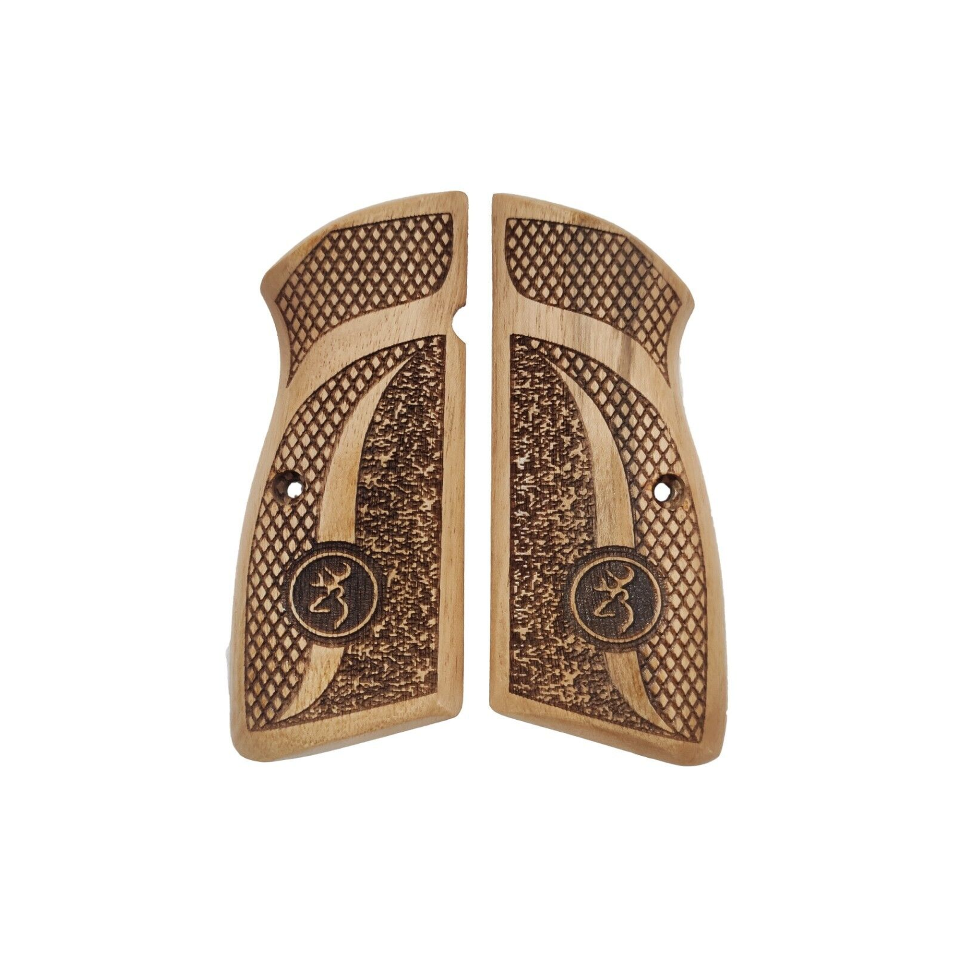 Zib Grips Silah Kabzası - Zig 14, Browning HP, High Power 14, Spor Kasa ile Uyumlu - Sadece vernik uygulanmış - BRWHPSSV004