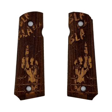 Zib Grips Silah Kabzası - Colt 1911, Girsan MC 1911 ile Uyumlu - Tütün Renk - CLT1911TN009