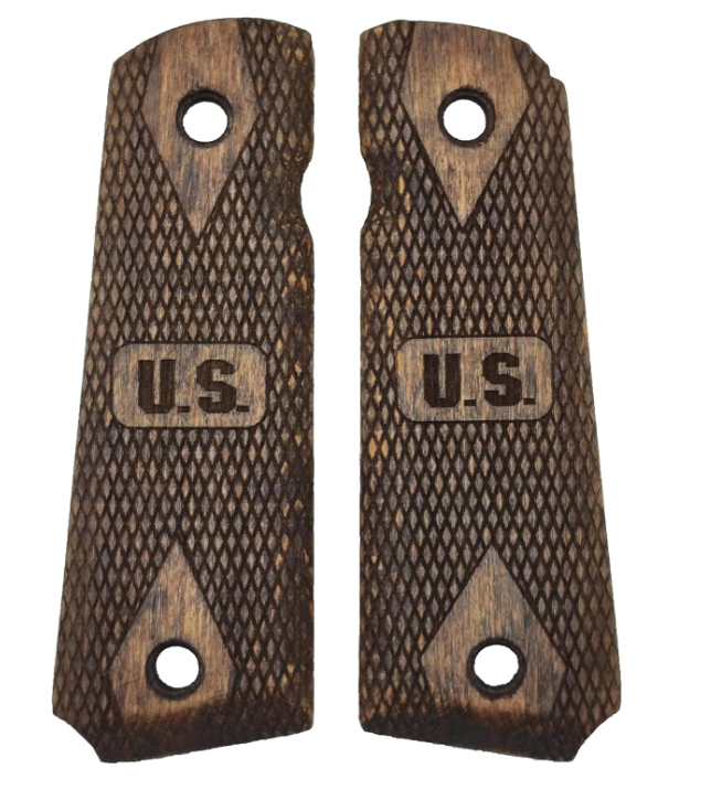 Zib Grips Silah Kabzası - Colt 1911, Girsan MC 1911 ile Uyumlu - Açık Kahverengi Renk - CLT1911UC036
