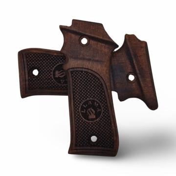 Zib Grips Silah Kabzası - LLama 7.65, Llama Model X-A .32 Kalibre ile Uyumlu - Koyu Kahverengi Renk - LLM32CV001