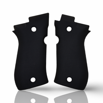 Zib Grips Silah Kabzası - Beretta F81/F84, Fatih 13 ile Uyumlu - Siyah Renk - Polimer Malzemesinden Yapılma - POBRTF81SY001