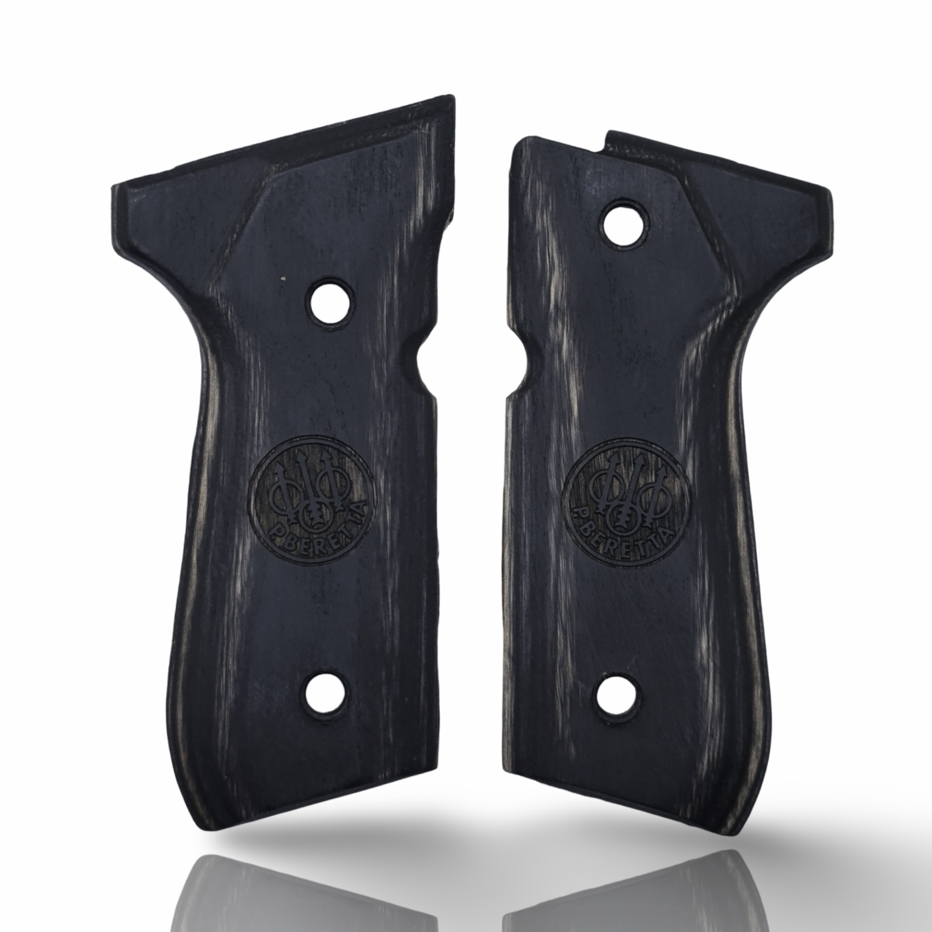 Zib Grips Silah Kabzası - Girsan Yavuz 16, Beretta F92 ile Uyumlu - Sadece vernik uygulanmış - Lamine Malzemesinden Yapılma - LMBRTF92SV053