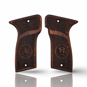 Zib Grips Silah Kabzası - Mab Model D 7.65 ile Uyumlu - Koyu Kahverengi Renk - MAB765CV003