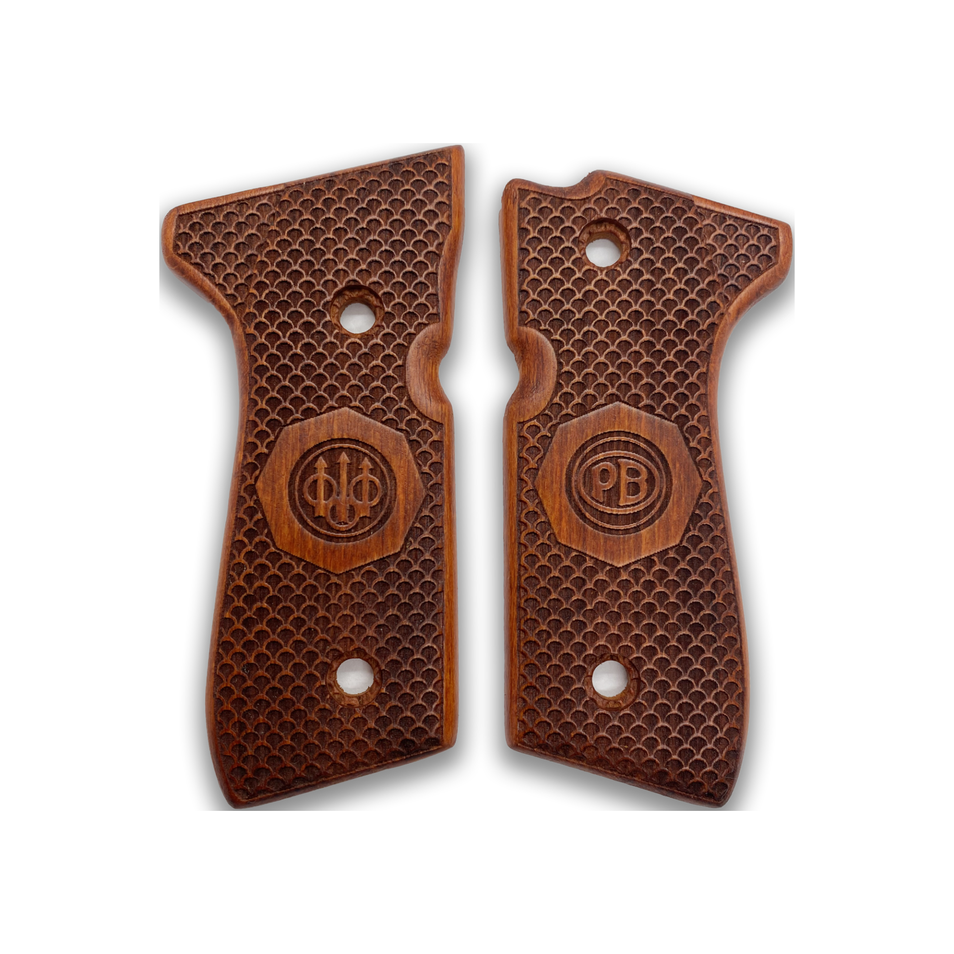 Zib Grips Silah Kabzası - Girsan Yavuz 16, Beretta F92 ile Uyumlu - Meşe Renk - BRTF92MS016
