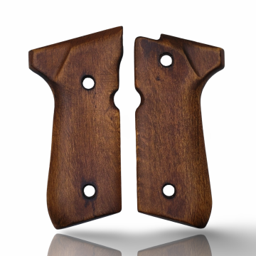 Zib Grips Silah Kabzası - Girsan Yavuz 16, Beretta F92 ile Uyumlu - Koyu Kahverengi Renk - BRTF92CV048