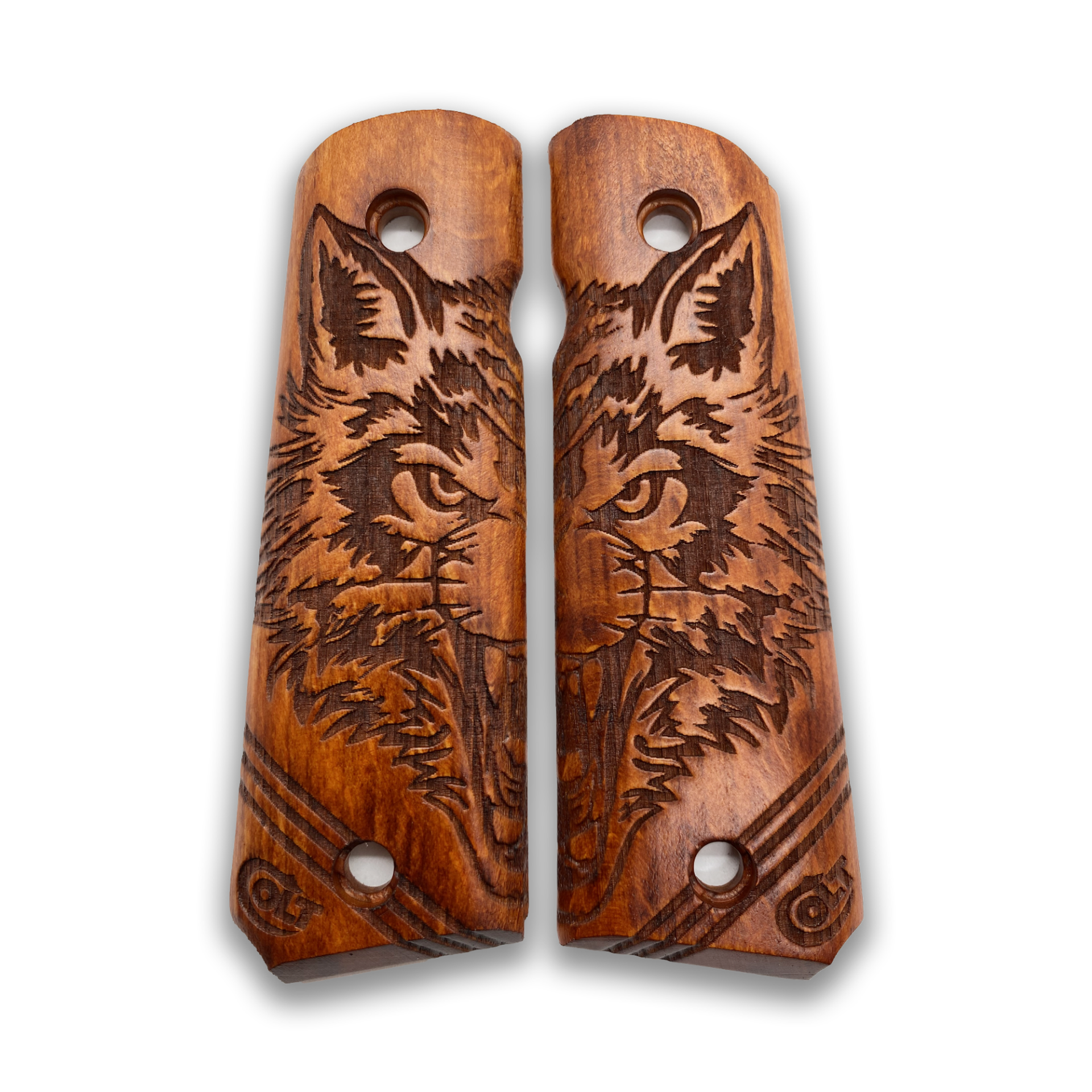 Zib Grips Silah Kabzası - Colt 1911, Girsan MC 1911 ile Uyumlu - Meşe Renk - CLT1911MS058