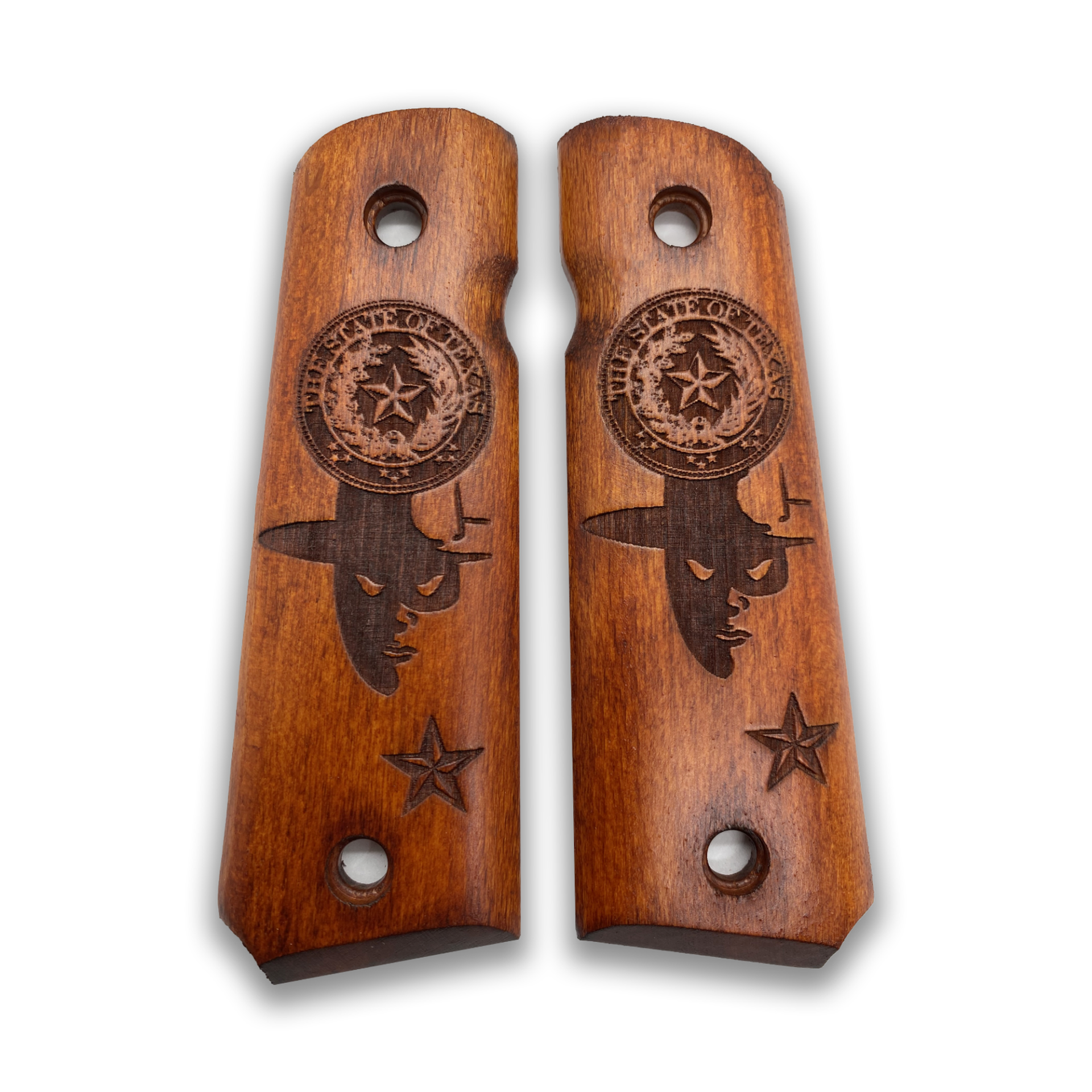 Zib Grips Silah Kabzası - Colt 1911, Girsan MC 1911 ile Uyumlu - Meşe Renk - CLT1911MS039