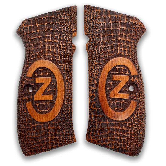 Zib Grips Silah Kabzası - CZ 75, Canik 55, S120, L120 ile Uyumlu - Meşe Renk - CZ75MS058