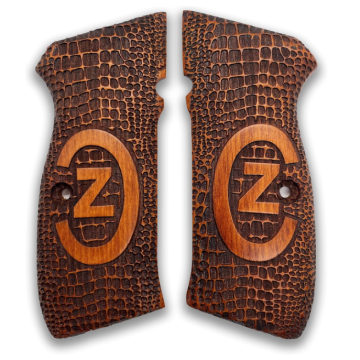Zib Grips Silah Kabzası - CZ 75, Canik 55, S120, L120 ile Uyumlu - Meşe Renk - CZ75MS058