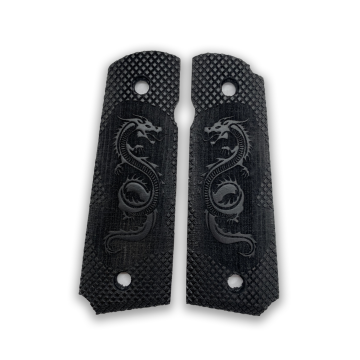 Zib Grips Silah Kabzası - Colt 1911, Girsan MC 1911 ile Uyumlu - Siyah Renk - CLT1911SY035