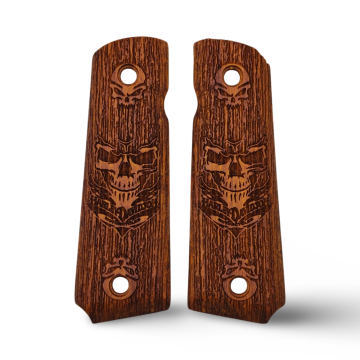 Zib Grips Silah Kabzası - Colt 1911, Girsan MC 1911 ile Uyumlu - Tütün Renk - CLT1911TN018