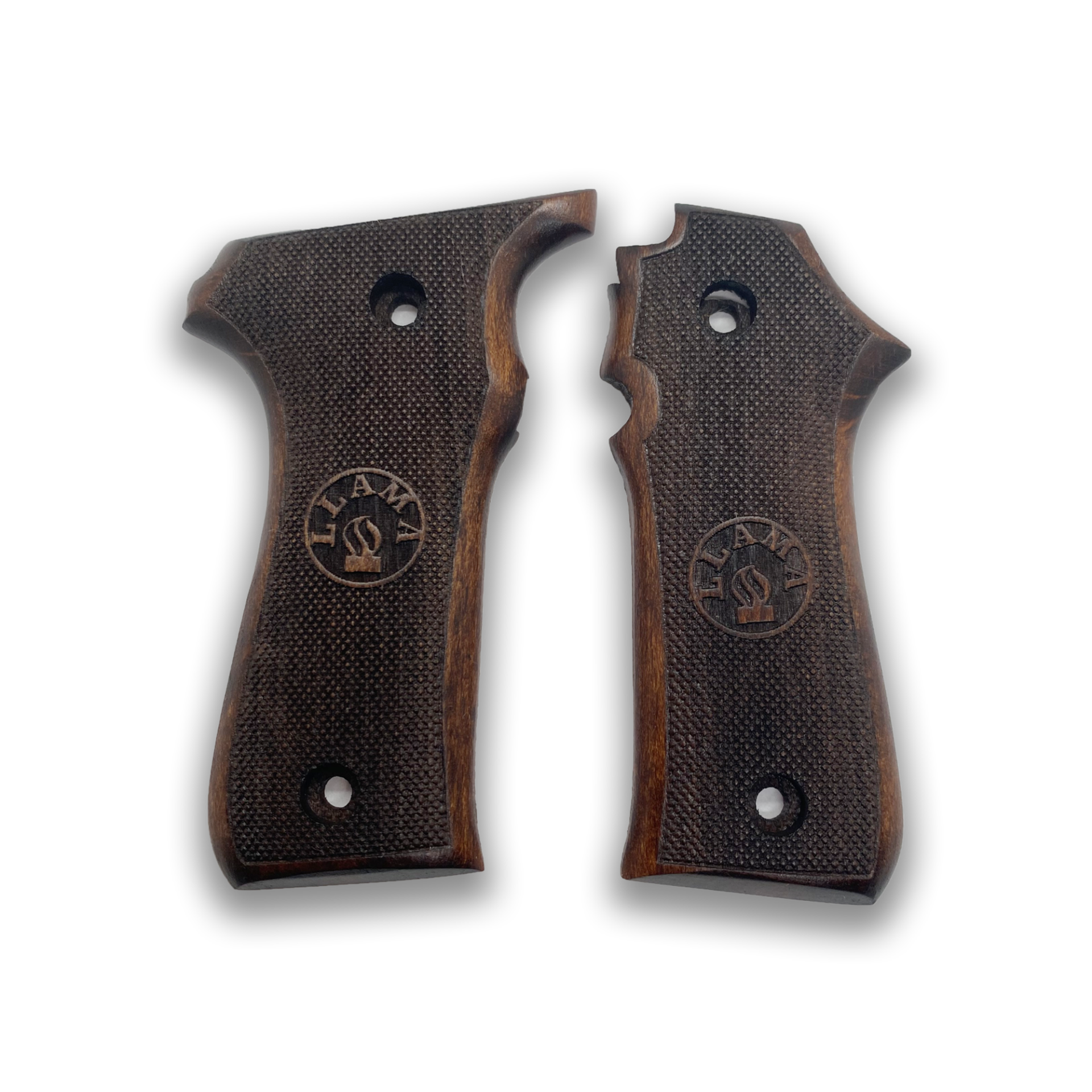 Zib Grips Silah Kabzası - LLama 7.65, Llama Model X-A .32 Kalibre ile Uyumlu - Koyu Kahverengi Renk - LLM32CV004