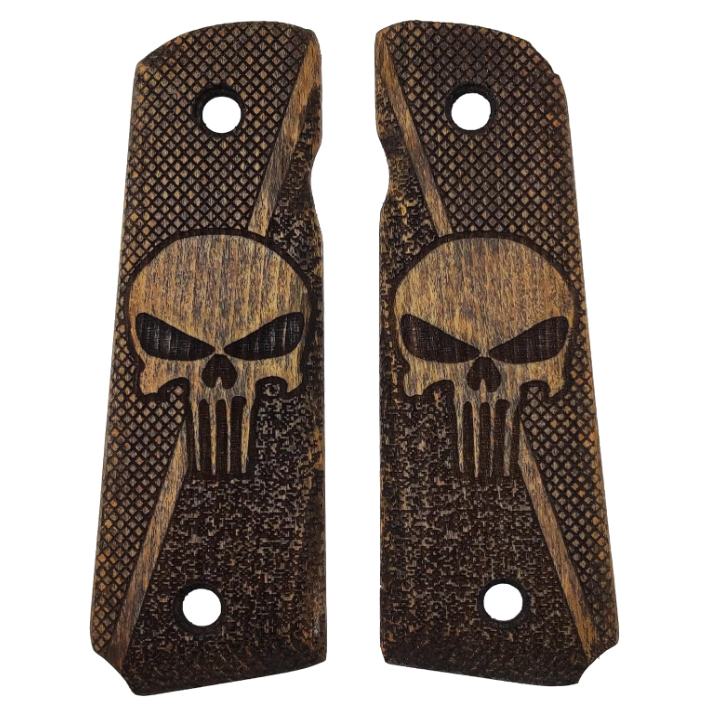 Zib Grips Silah Kabzası - Colt 1911, Girsan MC 1911 ile Uyumlu - Açık Kahverengi Renk - CLT1911UC022