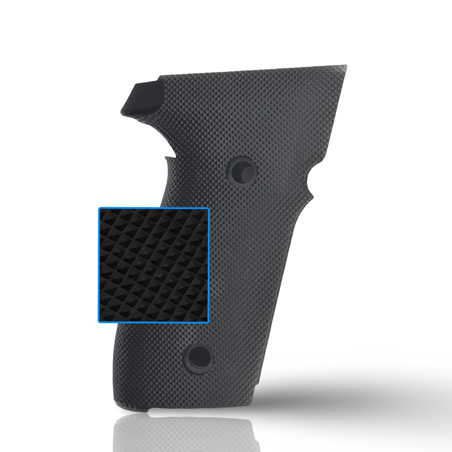 Zib Grips Silah Kabzası - Sigsauer P229 ile Uyumlu - Siyah Renk - Polimer Malzemesinden Yapılma - POSSP229SY001