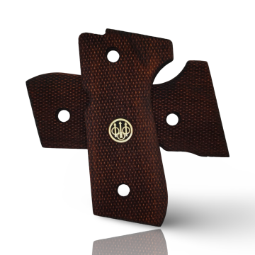 Zib Grips Silah Kabzası - Girsan Yavuz 16, Beretta F92 ile Uyumlu - Meşe Renk - Metal Logolu - BRTF92MS034L1