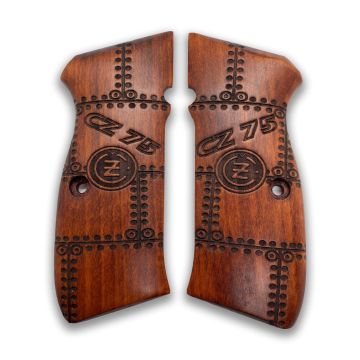 Zib Grips Silah Kabzası - CZ 75, Canik 55, S120, L120 ile Uyumlu - Meşe Renk - CZ75MS014