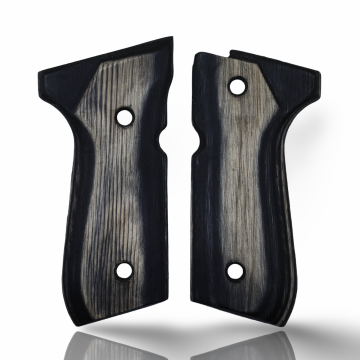 Zib Grips Silah Kabzası - Girsan Yavuz 16, Beretta F92 ile Uyumlu - Sadece vernik uygulanmış - Lamine Malzemesinden Yapılma - LMBRTF92SV050
