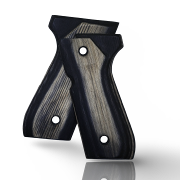 Zib Grips Silah Kabzası - Girsan Yavuz 16, Beretta F92 ile Uyumlu - Sadece vernik uygulanmış - Lamine Malzemesinden Yapılma - LMBRTF92SV050