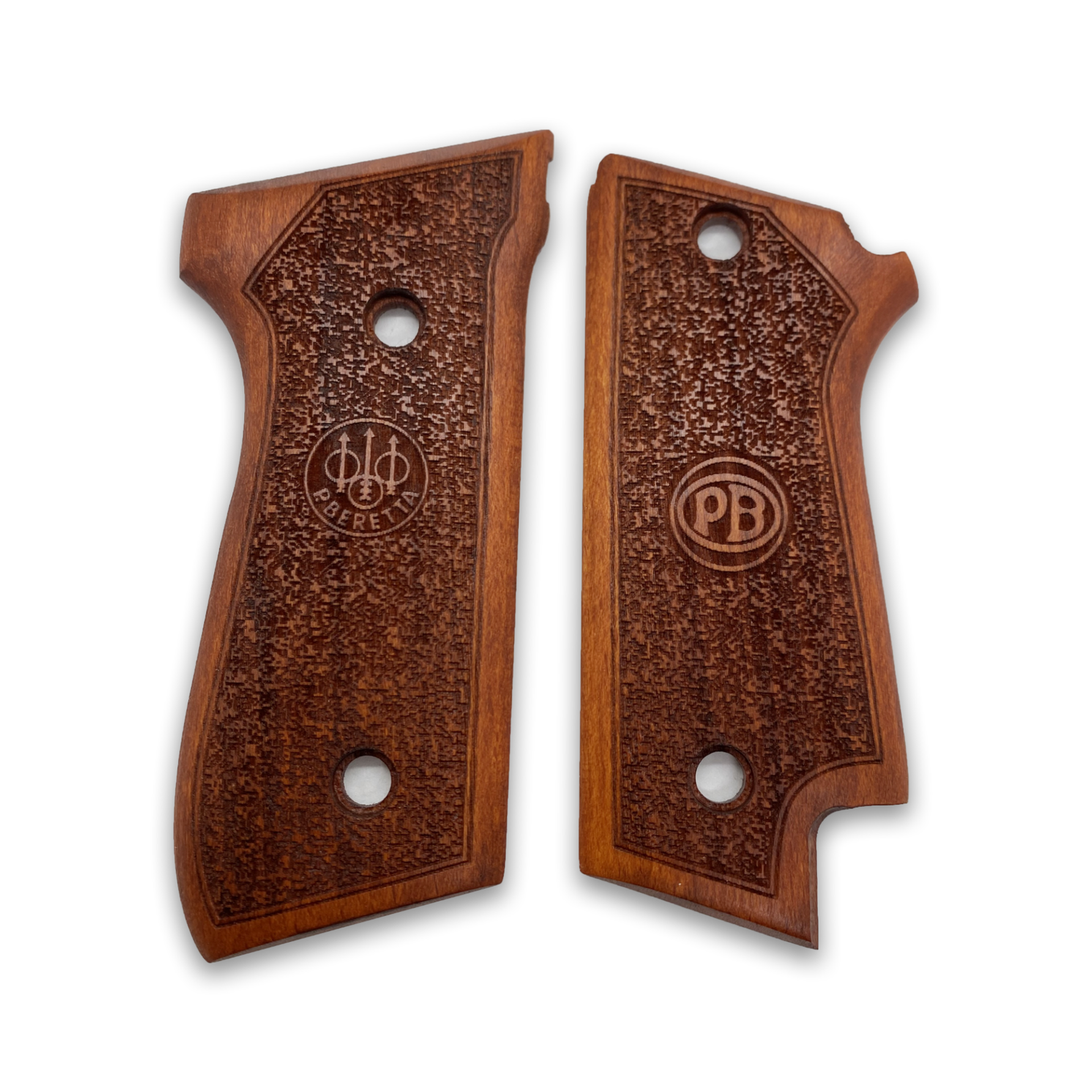 Zib Grips Silah Kabzası - Beretta Çift Mandallı, 92 Early ile Uyumlu - Meşe Renk - BRT92EAMS004
