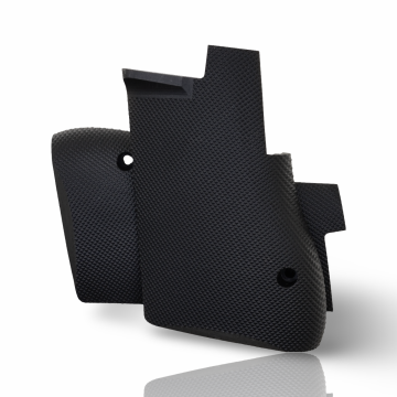 Zib Grips Silah Kabzası - Magnum Research Desert Eagle Mk. VII, Desert Eagle 357 Magnum ile Uyumlu - Siyah Renk - Polimer Malzemesinden Yapılma - PODEMK7SY001