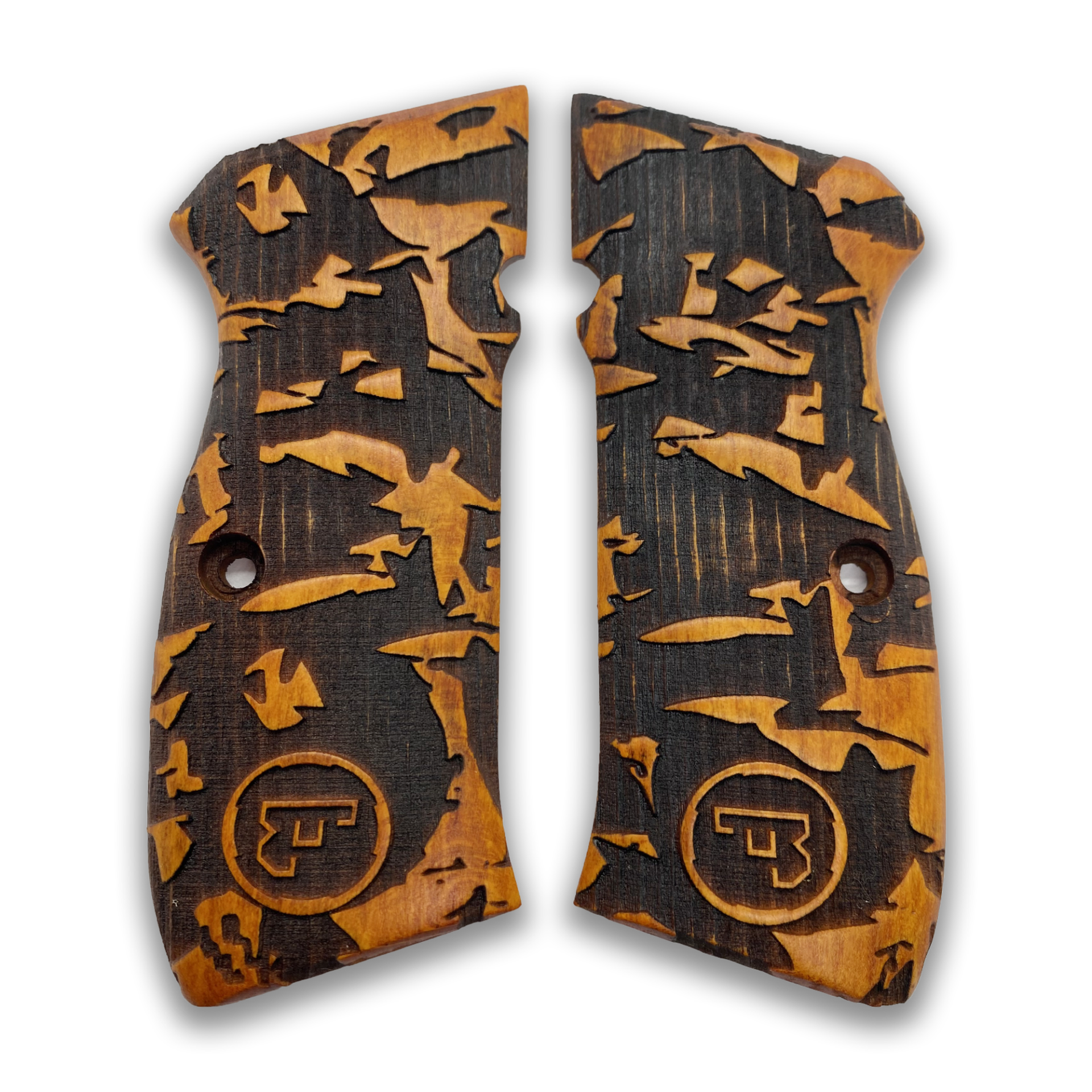 Zib Grips Silah Kabzası - CZ 75, Canik 55, S120, L120 ile Uyumlu - Sarı Renk - CZ75SR026