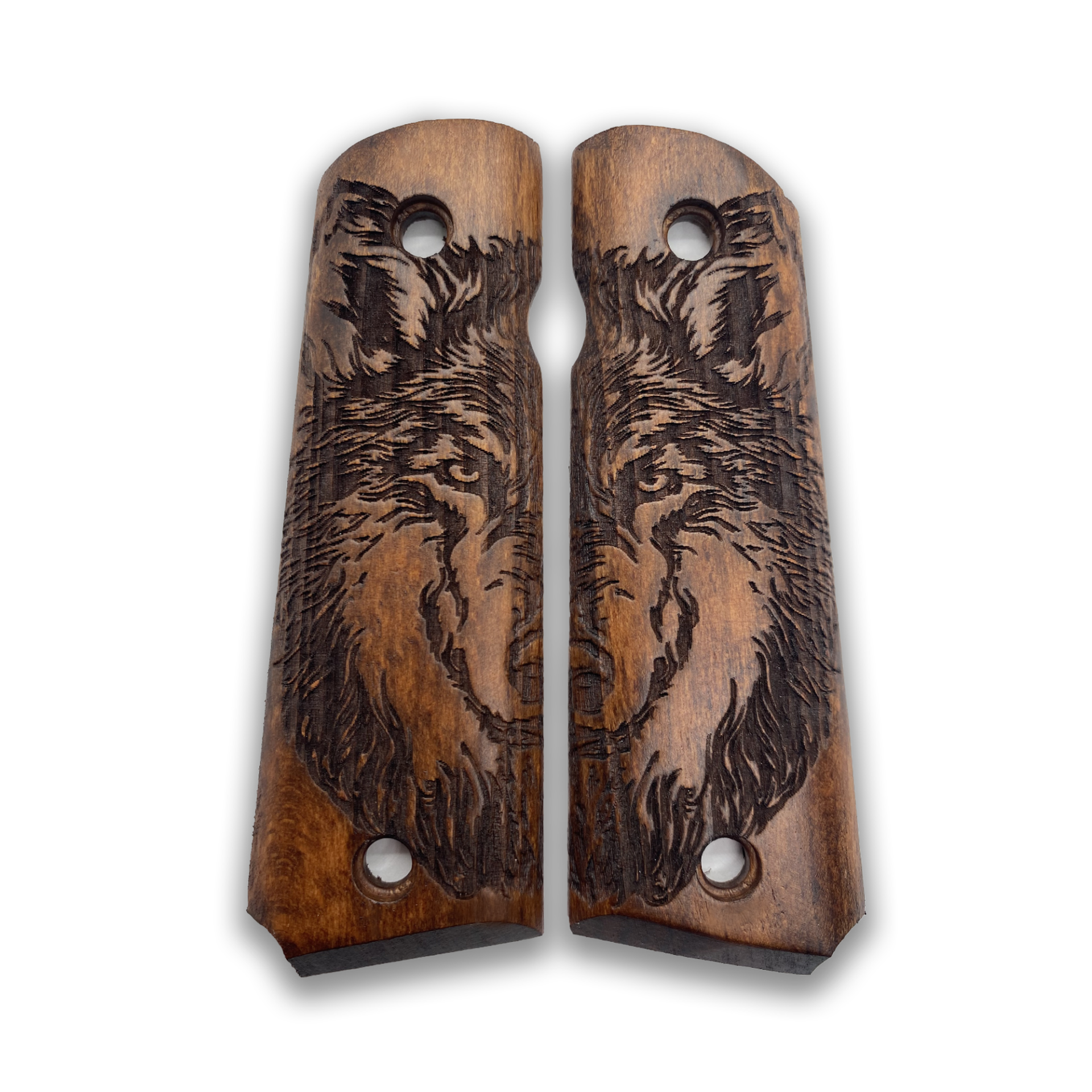Zib Grips Silah Kabzası - Colt 1911, Girsan MC 1911 ile Uyumlu - Koyu Kahverengi Renk - CLT1911CV064