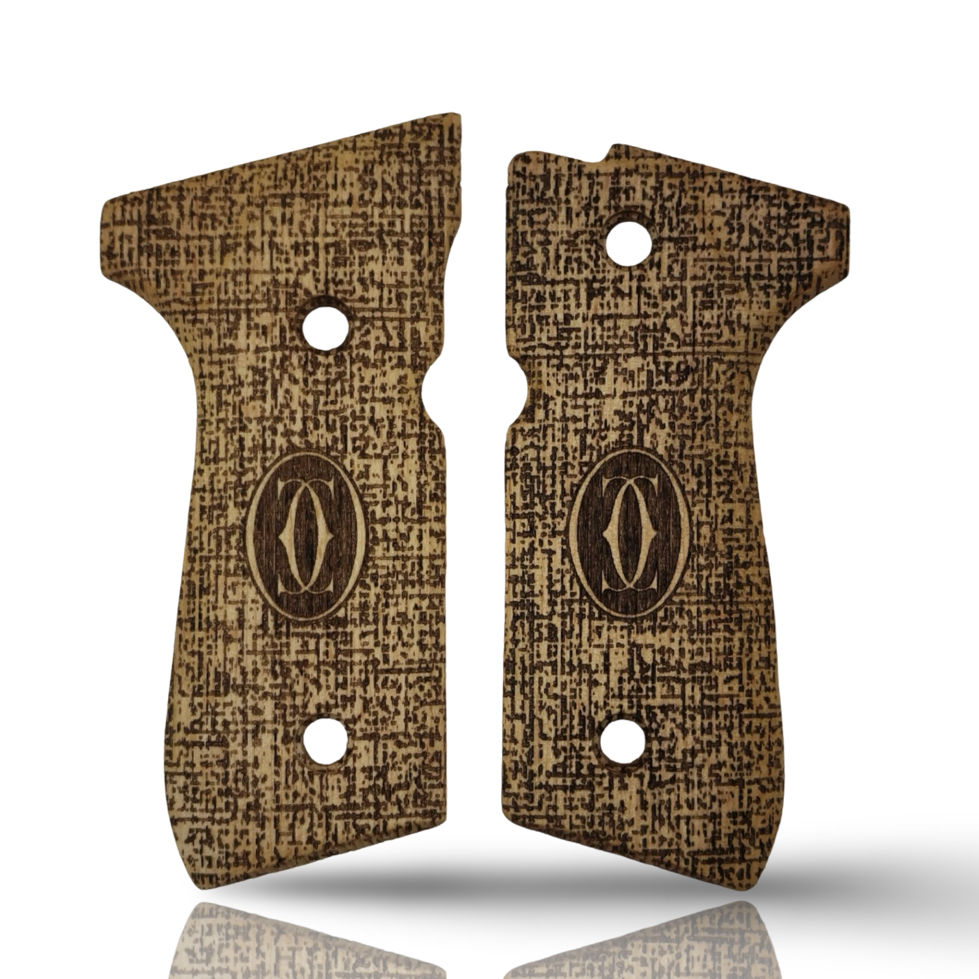 Zib Grips Silah Kabzası - Girsan Yavuz 16, Beretta F92 ile Uyumlu - Sadece vernik uygulanmış - BRTF92SV044