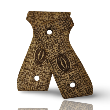 Zib Grips Silah Kabzası - Girsan Yavuz 16, Beretta F92 ile Uyumlu - Sadece vernik uygulanmış - BRTF92SV044