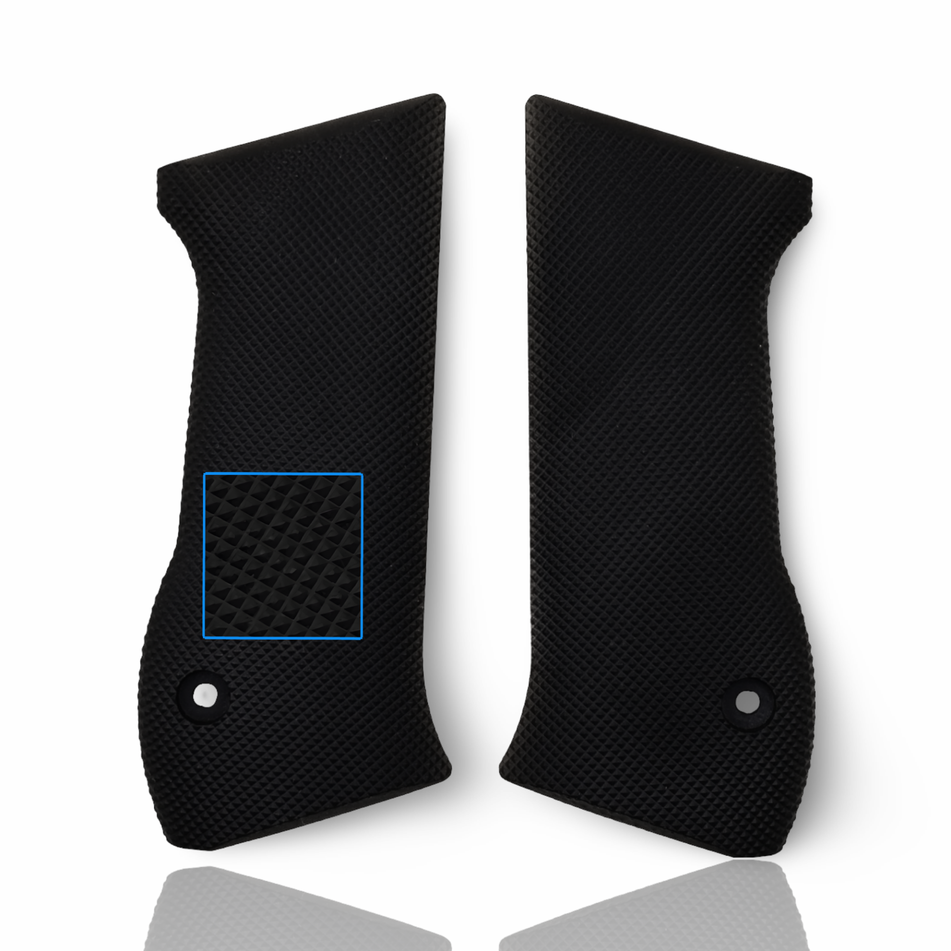 Zib Grips Silah Kabzası - Jericho 941, 941F, 941S, 941 FS ile Uyumlu - Siyah Renk - Polimer Malzemesinden Yapılma - POJR941SY001