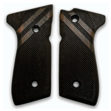 Zib Grips Silah Kabzası - Girsan Yavuz 16, Beretta F92 ile Uyumlu - Koyu Kahverengi Renk - BRTF92CV041