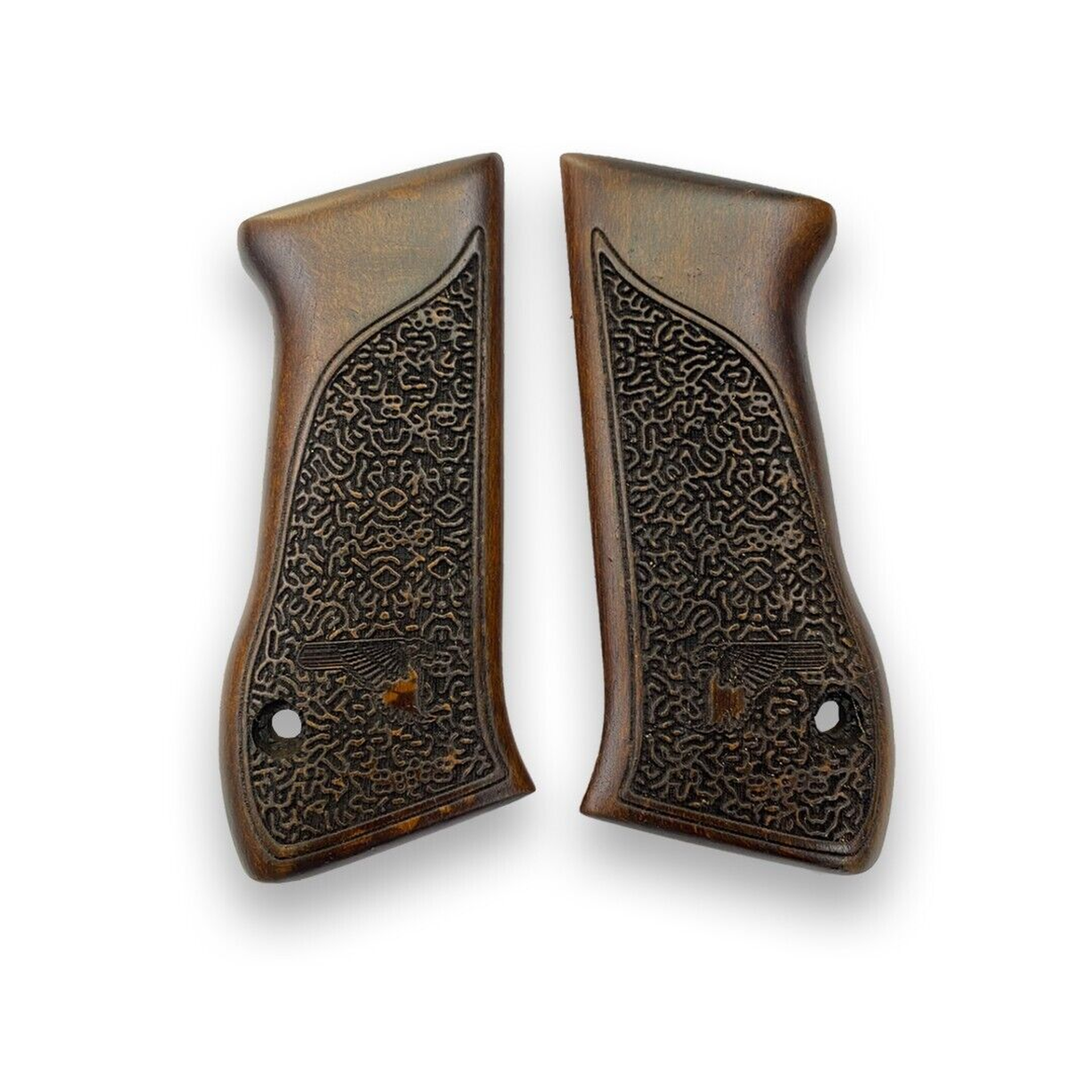 Zib Grips Silah Kabzası - Jericho 941, 941F, 941S, 941 FS ile Uyumlu - Koyu Kahverengi Renk - JR941CV006