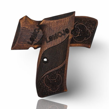 Zib Grips Silah Kabzası - CZ 75, Canik 55, S120, L120 ile Uyumlu - Koyu Kahverengi Renk - CZ75CV064