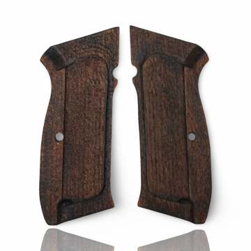 Zib Grips Silah Kabzası - CZ 75, Canik 55, S120, L120 ile Uyumlu - Koyu Kahverengi Renk - CZ75CV064