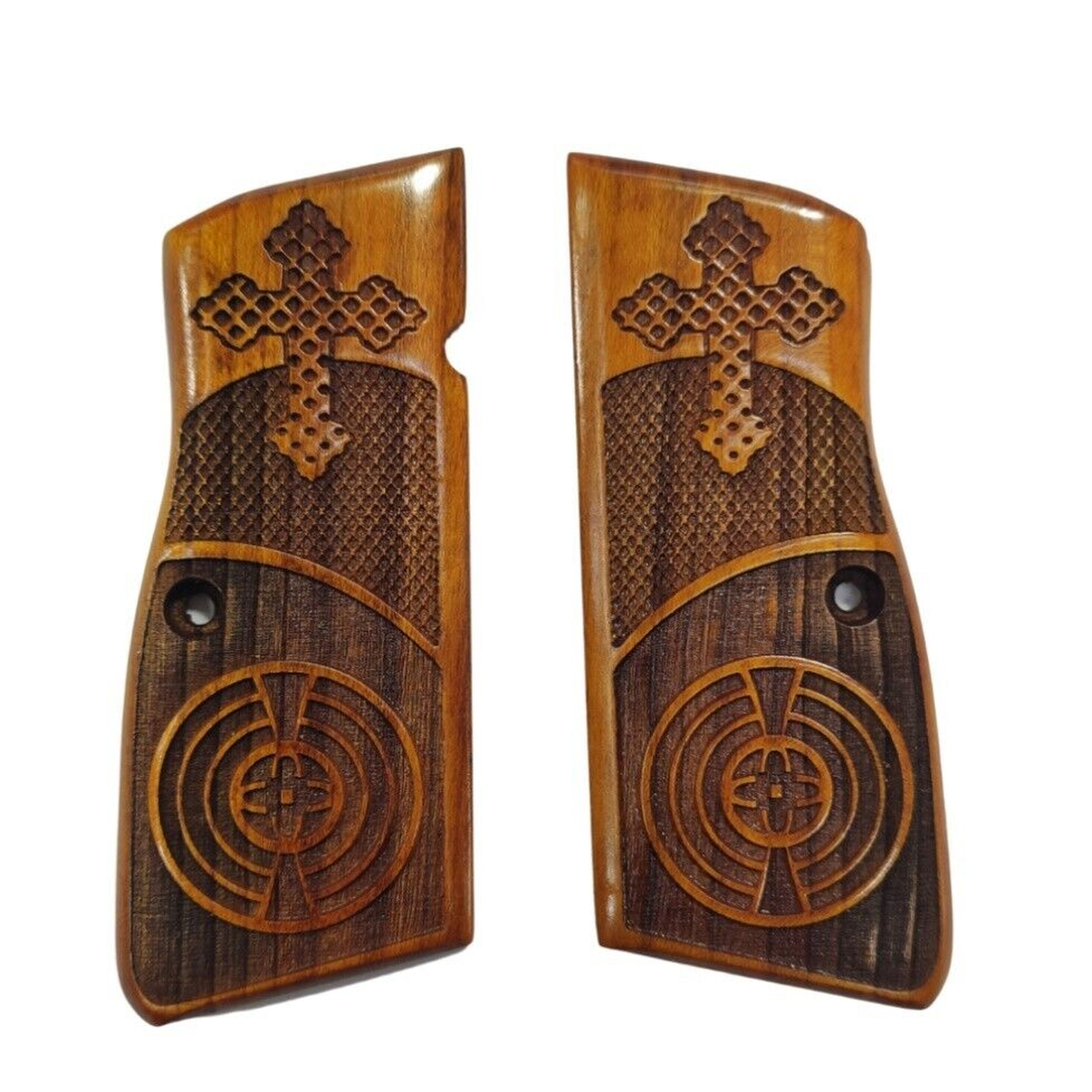Zib Grips Silah Kabzası - Zig 14, Browning HP, High Power 14, Dik Kasa, Browning Halkalı (Halka için kesim yaptırmak için mesaj atın), Halkasız ile Uyumlu - Sarı Renk - BRWHPSR024