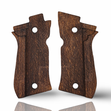 Zib Grips Silah Kabzası - Beretta F81/F84, Fatih 13 ile Uyumlu - Koyu Kahverengi Renk - BRTF81CV010