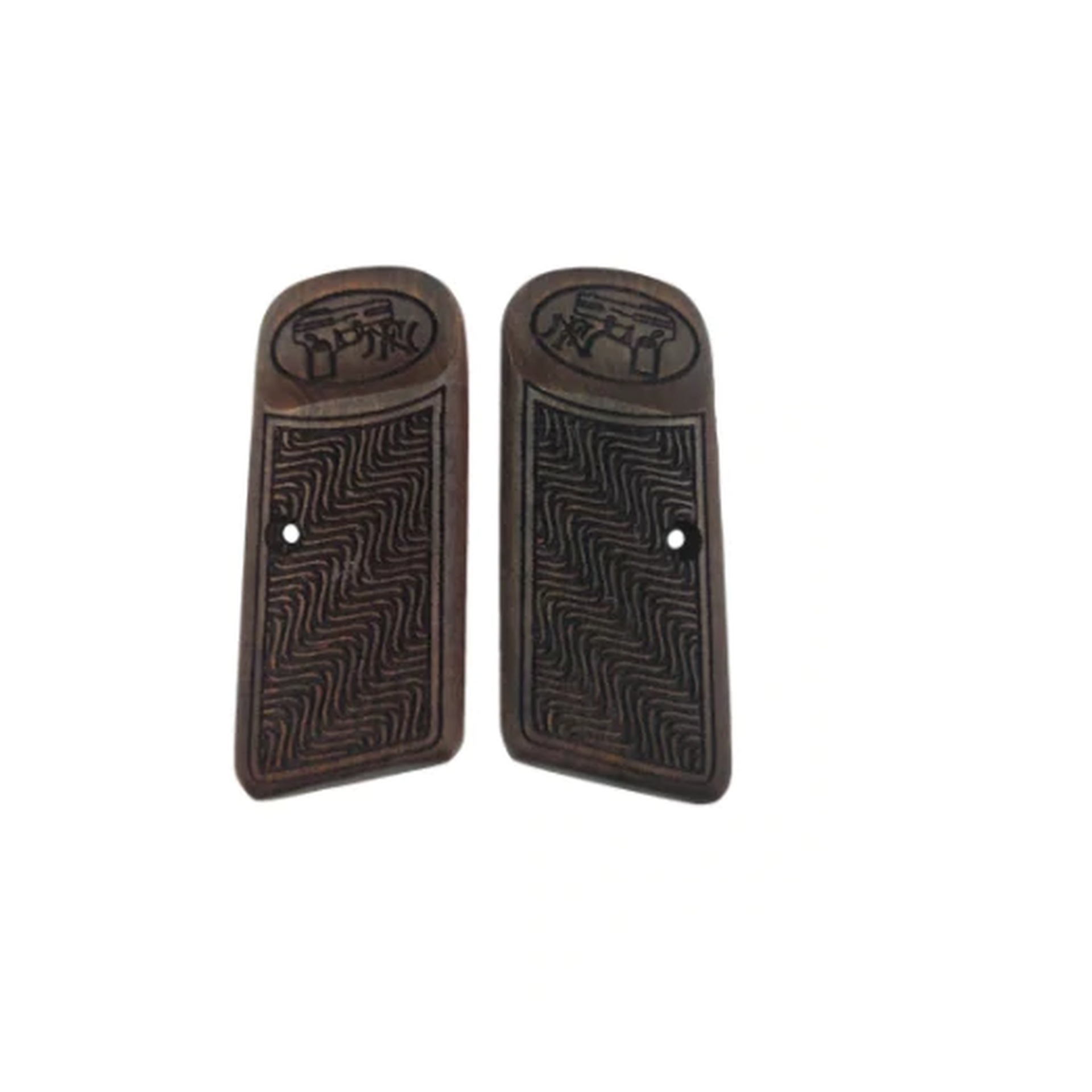 Zib Grips Silah Kabzası - Browning FN1910, Kısa Belçika ile Uyumlu - Koyu Kahverengi Renk - BRWFNKCV001