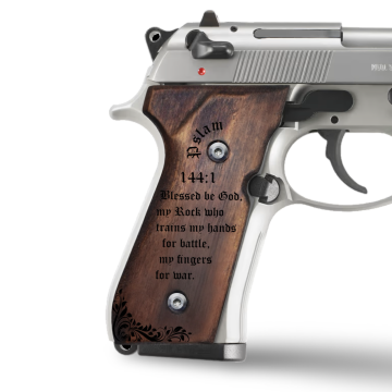 Zib Grips Silah Kabzası - Girsan Yavuz 16, Beretta F92 ile Uyumlu - Koyu Kahverengi Renk - BRTF92CV047