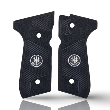 Zib Grips Silah Kabzası - Girsan Yavuz 16, Beretta F92 ile Uyumlu - Siyah Renk - Metal Logolu - BRTF92SY033L1
