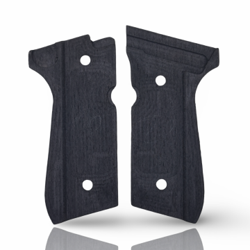 Zib Grips Silah Kabzası - Girsan Yavuz 16, Beretta F92 ile Uyumlu - Siyah Renk - Metal Logolu - BRTF92SY033L1