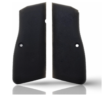 Zib Grips Silah Kabzası - Zig 14, Browning HP, High Power 14, Dik Kasa, Browning Halkalı (Halka için kesim yaptırmak için mesaj atın), Halkasız ile Uyumlu - Siyah Renk - Polimer Malzemesinden Yapılma - POBRWHPSY037