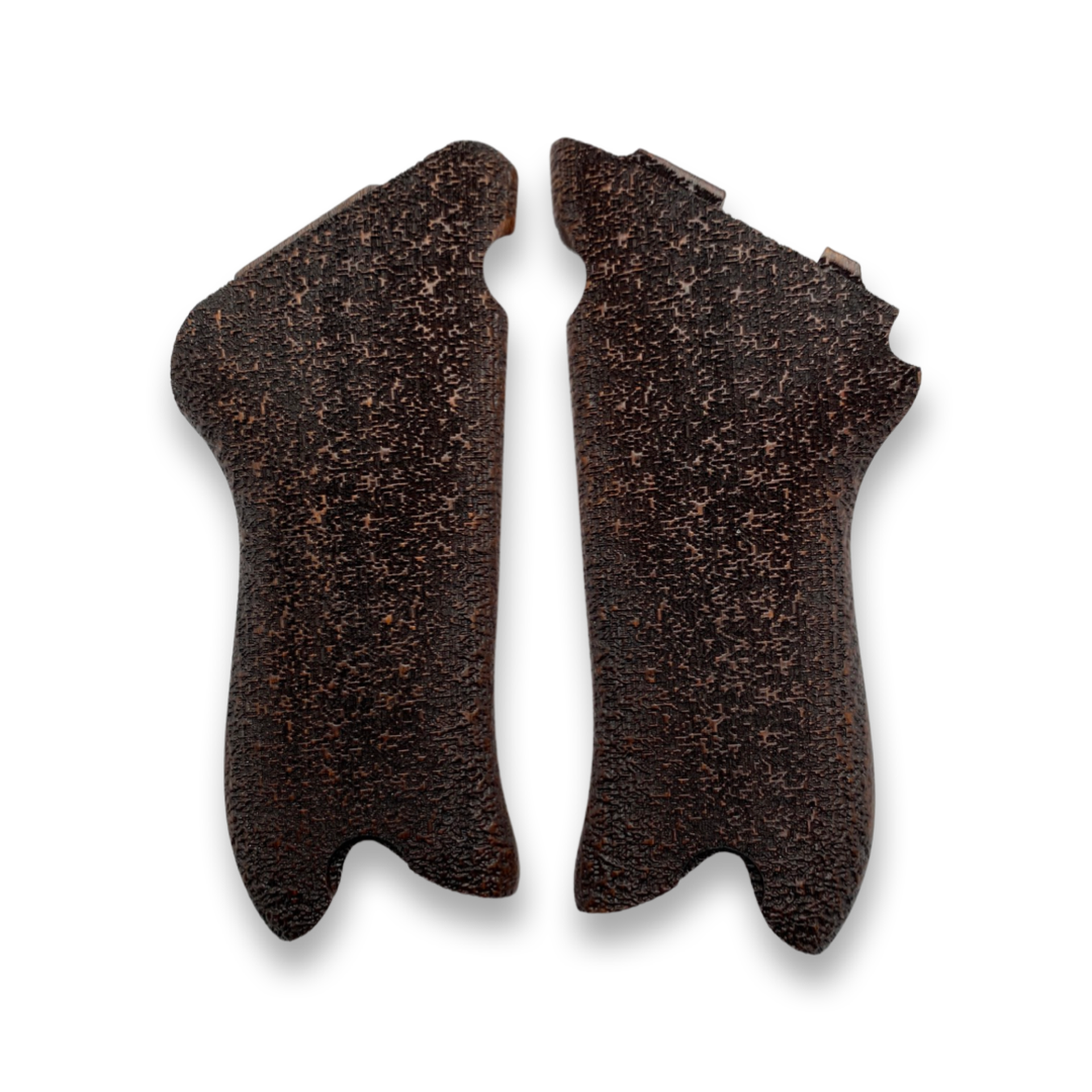 Zib Grips Silah Kabzası - Luger P08, 1917 Parabellum ile Uyumlu - Koyu Kahverengi Renk - LGRP08CV009