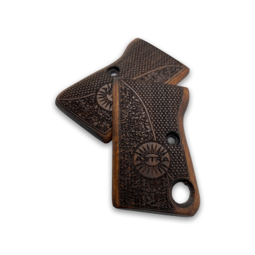 Zib Grips Silah Kabzası - Astra CUB2000, Cup 6,35 ile Uyumlu - Koyu Kahverengi Renk - ASTCUBCV005